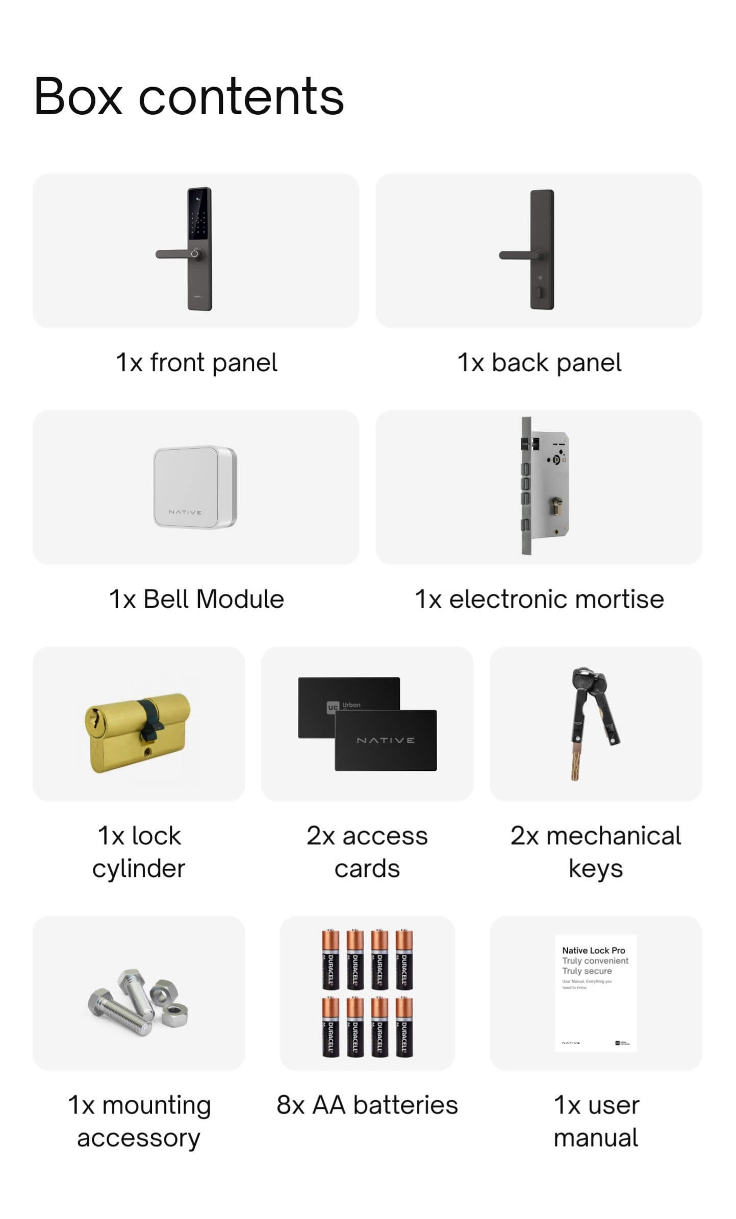 Image of 21 x UC Native Lock Pro │ Cosmic Blue