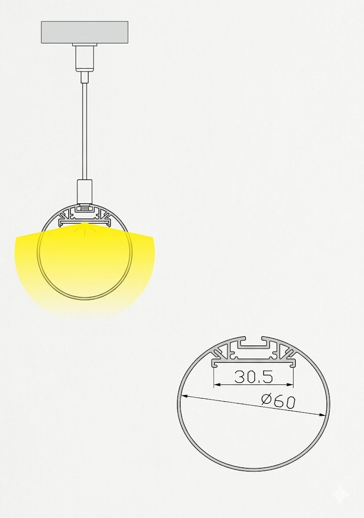 Image of UL 2204 LED Combined Linear Lighting