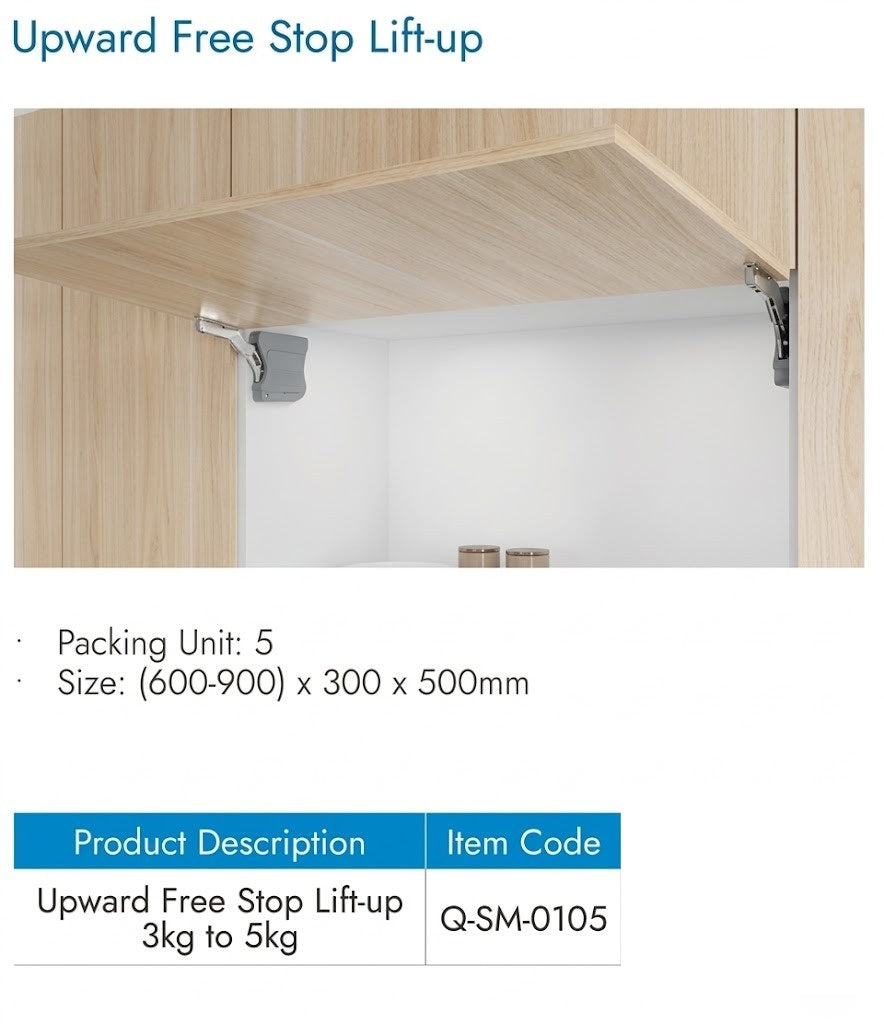 Image of Upward Free Stop Lift-Up