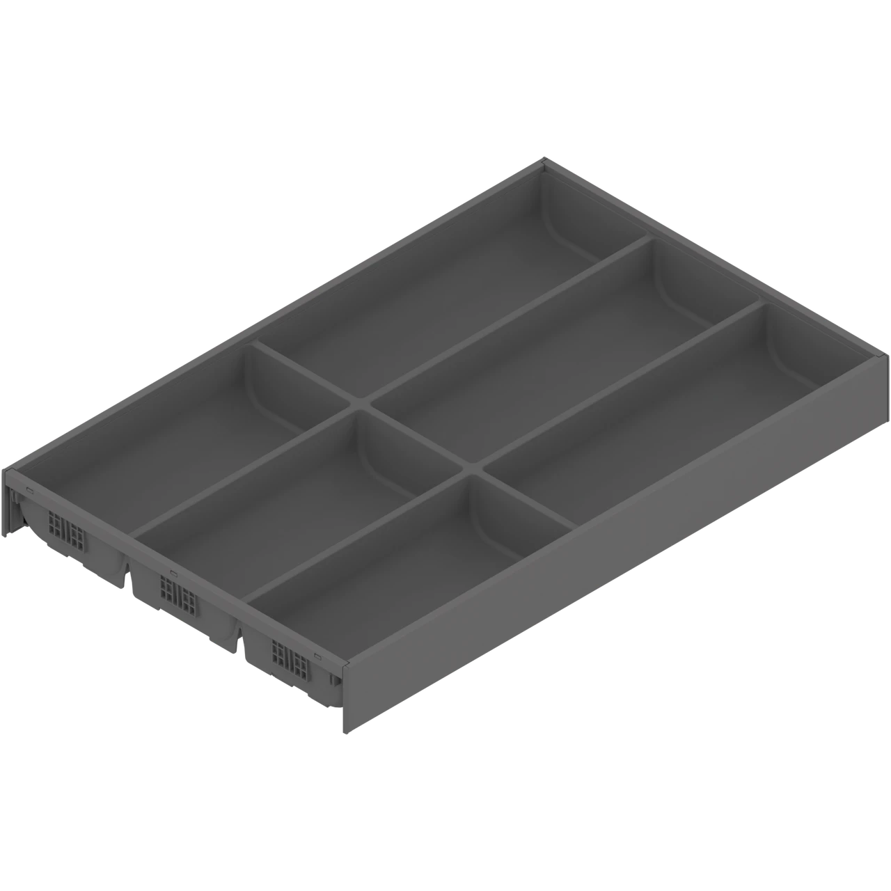 Image of Blum AMBIA-LINE Cutlery Insert, For LEGRABOX Drawer, Nylon/Steel, 6 Cutlery Compartments
