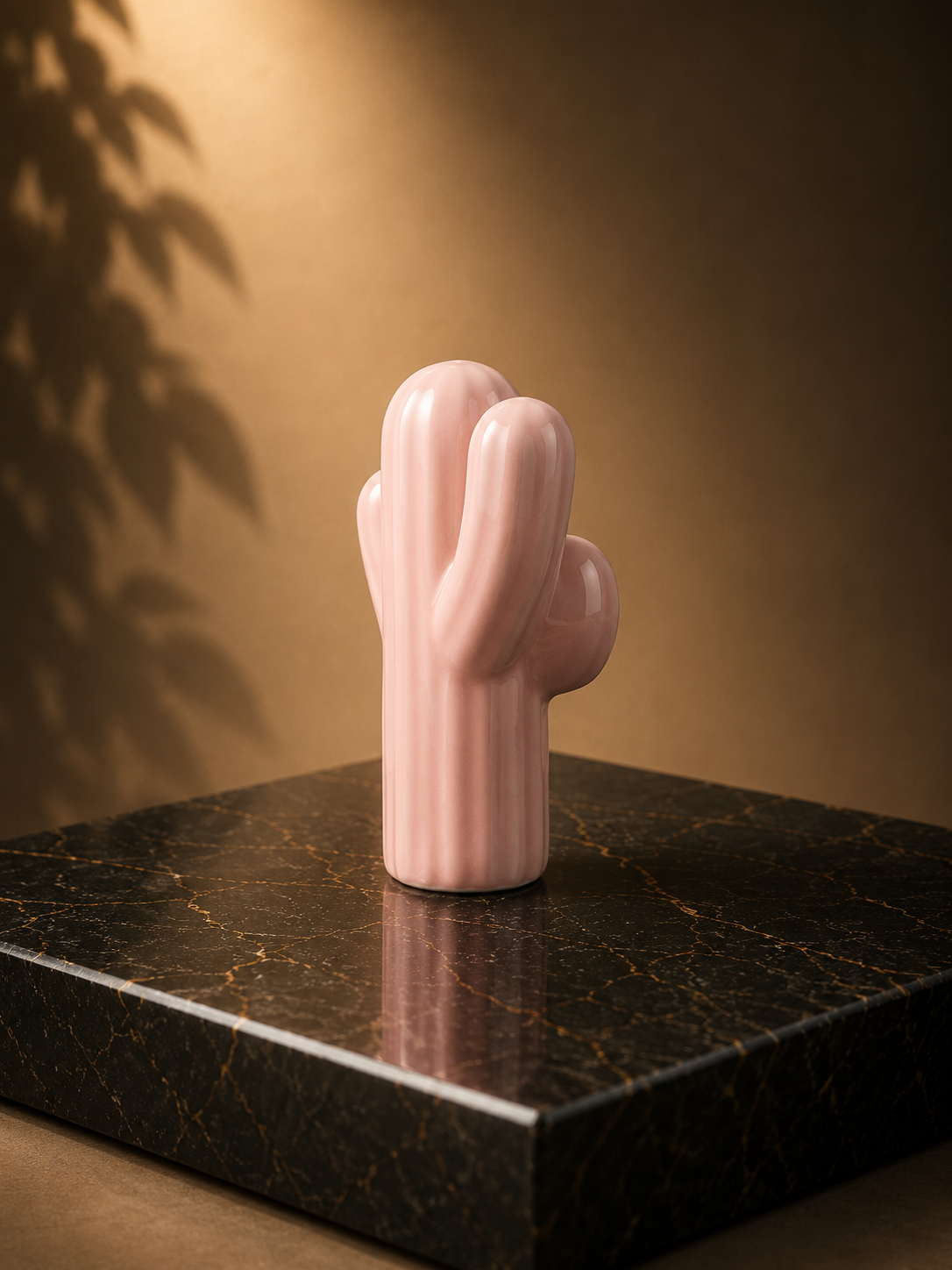 Image of Ceramic Cactus Cabinet Knob