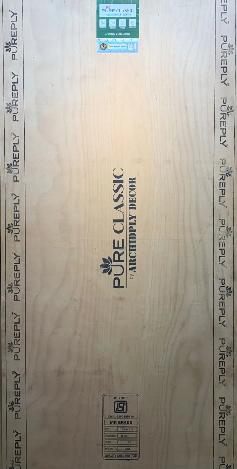 Image of Archidply Decor Pure Classic MR Plywood