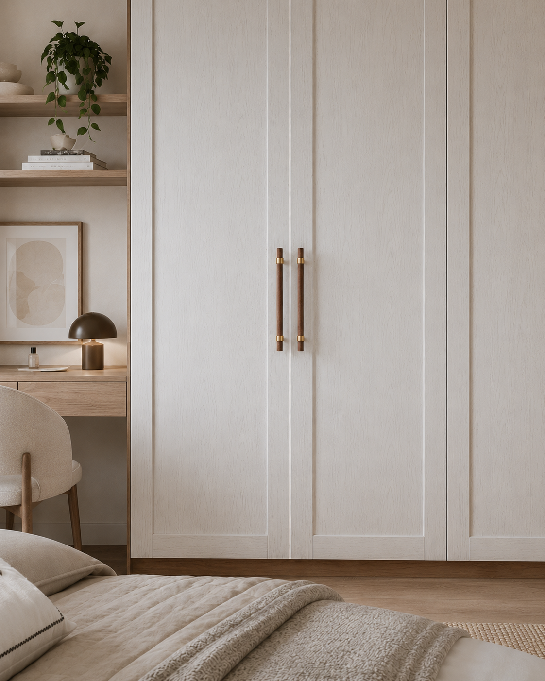 Image of Walnut & Brass T-Bar Handle Collection
