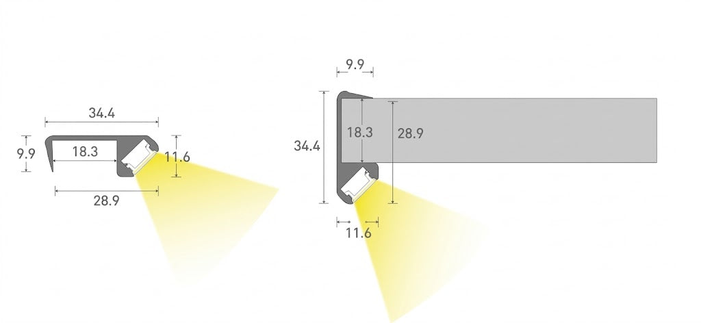 Image of CUBE 06 - LED Aluminum Profile cube series