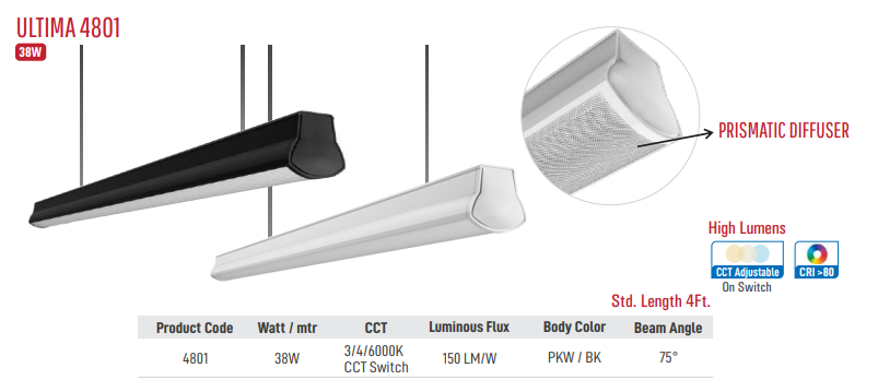 Image of Ultima 4801 LED Linear Lighting