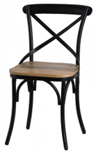 Image of X Metal Cafe Chair