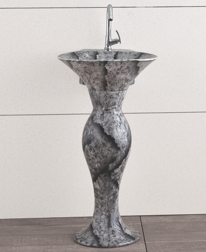 Image of Marvel Dolphin Designer Wash Basin Pedestal