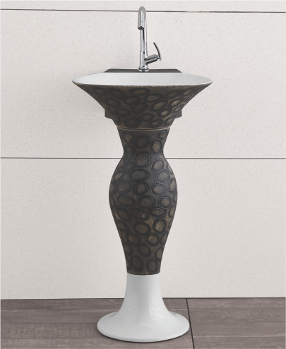 Image of Marvel Dolphin Designer Wash Basin Pedestal