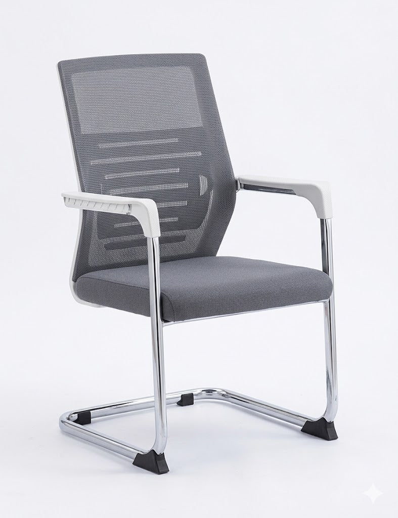 Image of 916 C White Chairs, Office Visitor Chairs