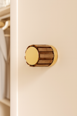 Image of AZM Gucci Wood Mortise Lock Set