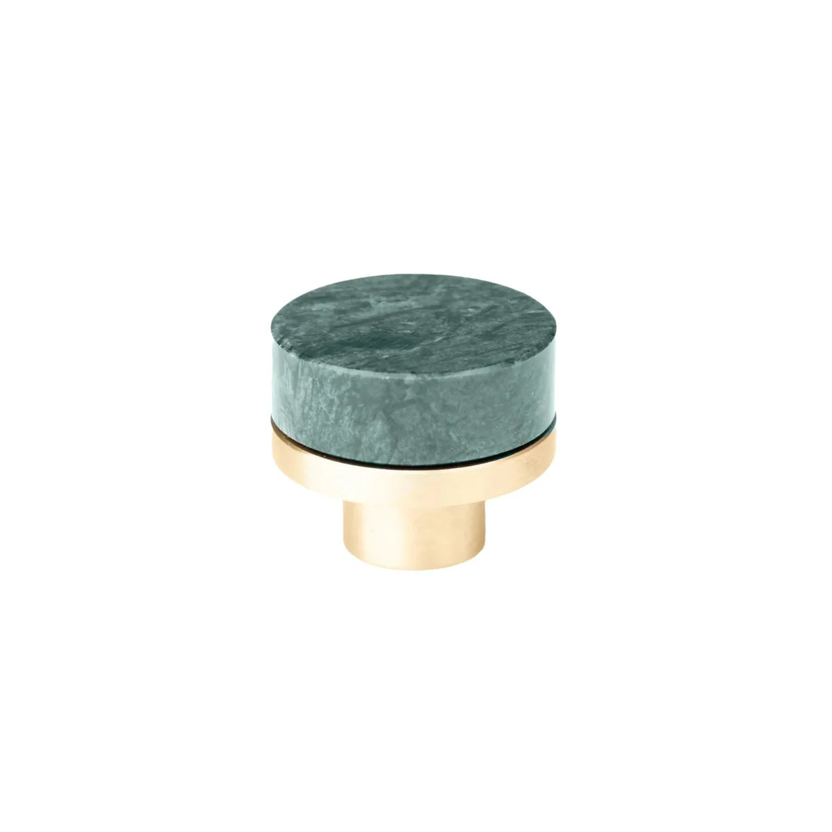 Image of Karish Marble & Brass Knobs Luxury Finish