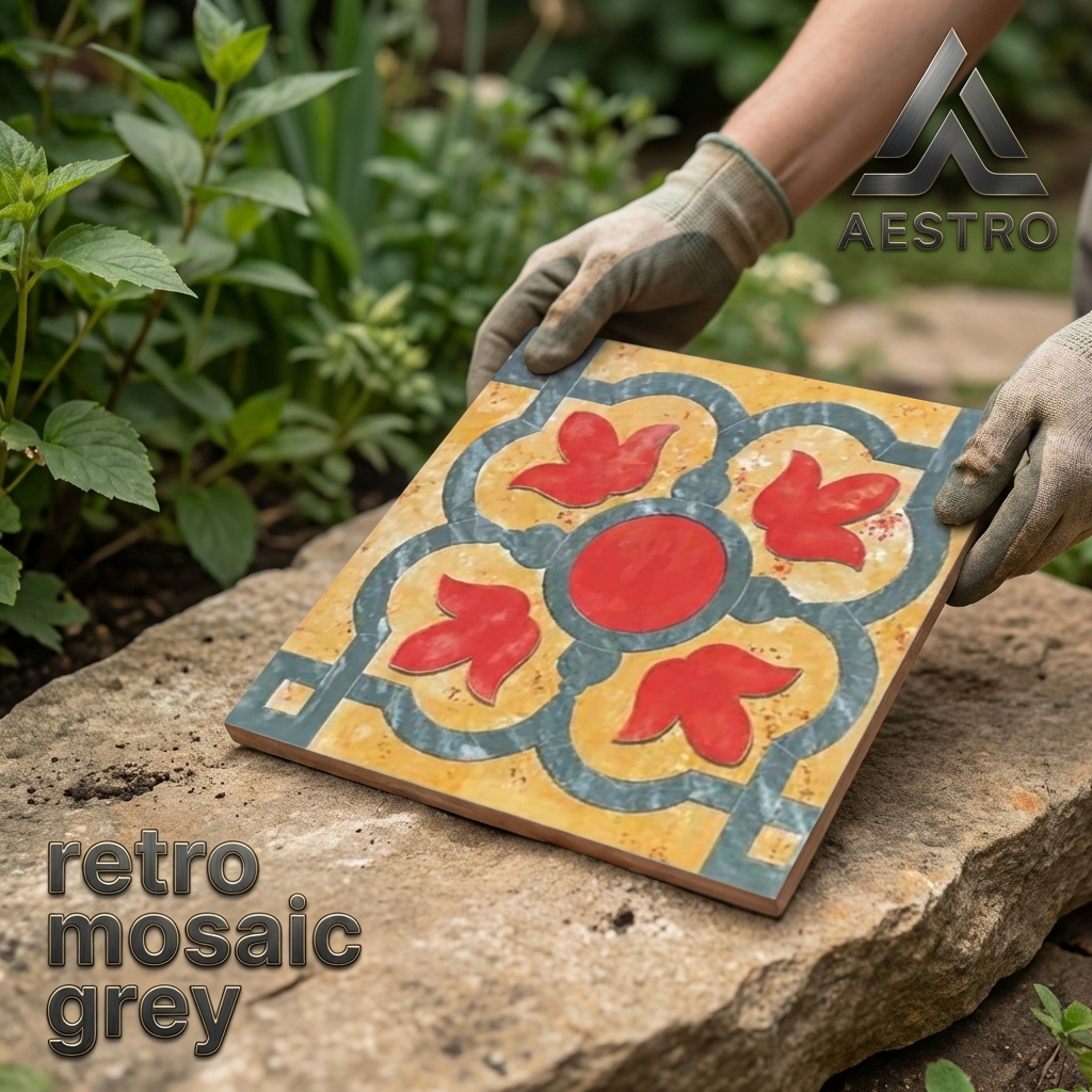 Image of Retro Floral Brown