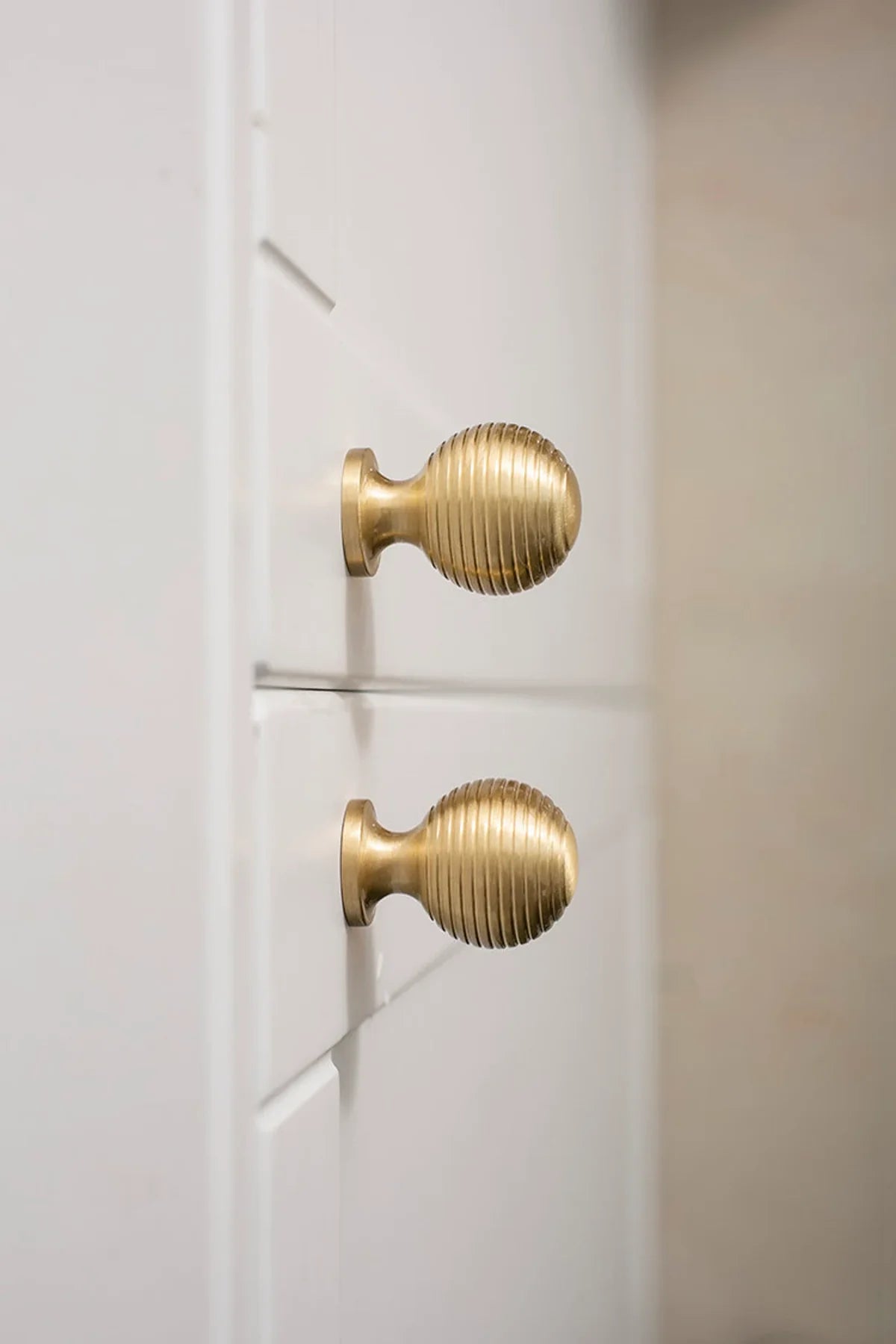 Image of Alexander & Wicks Brass Knob Luxury Brushed Finish