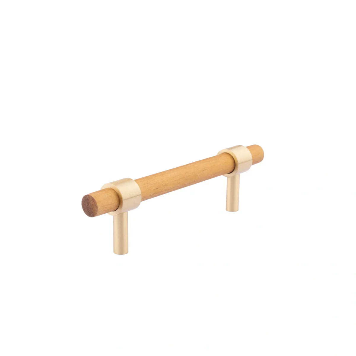 Image of Walnut & Brass T-Bar Handle Collection