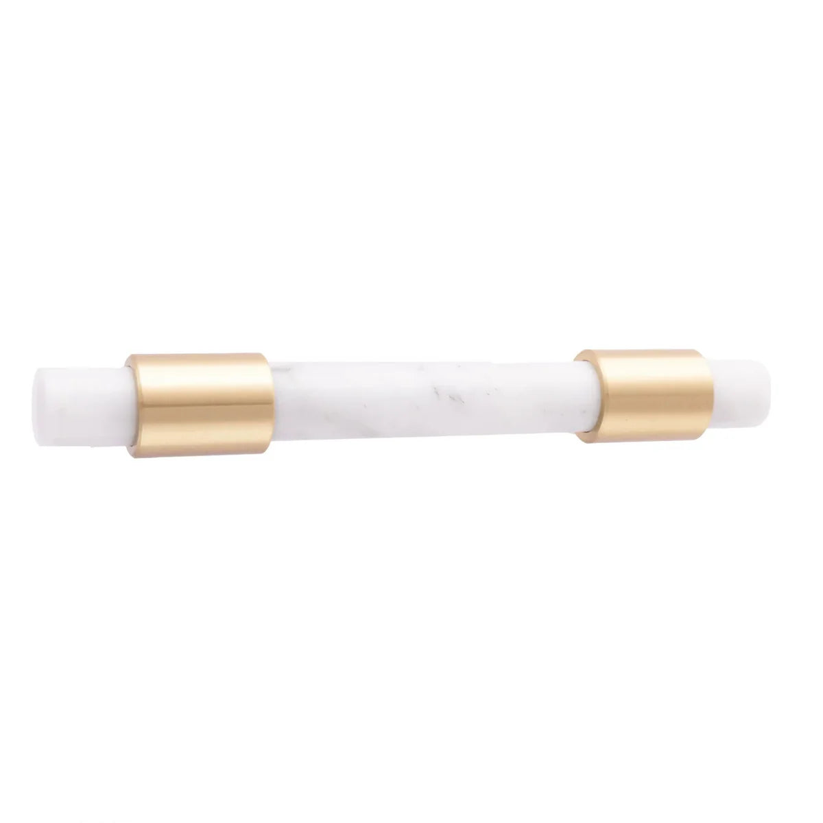 Image of Karish Marble & Brass Handles Brushed Finish