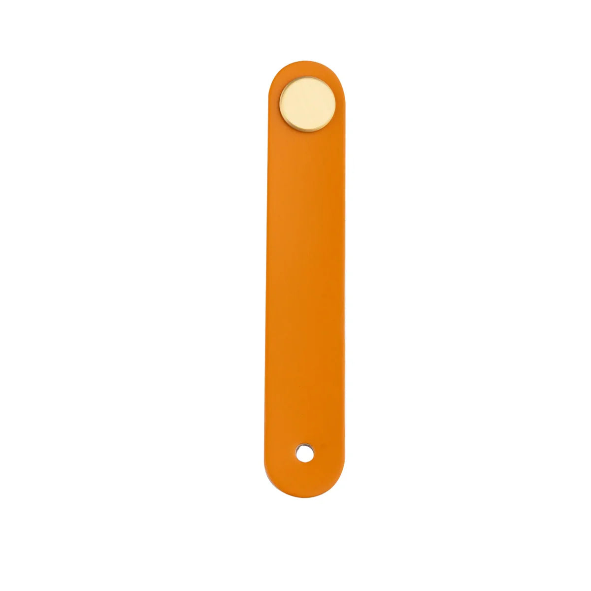 Image of Leather & Brass Strap Cabinet Pulls