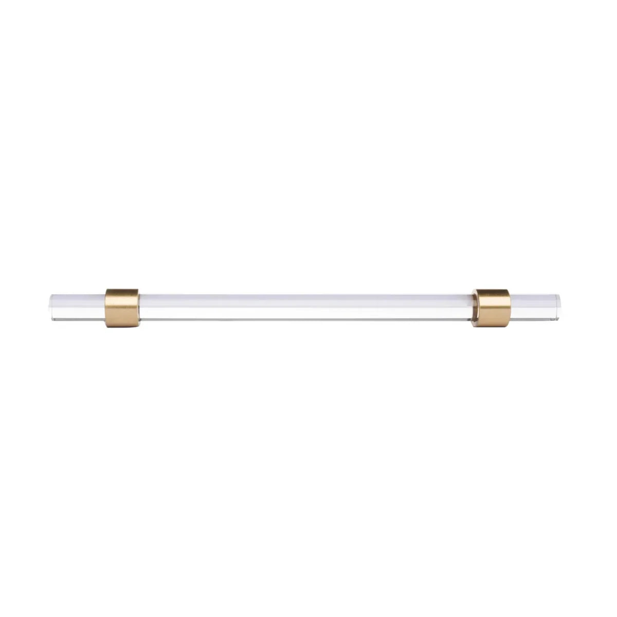 Image of Clear Acrylic & Brass T-Bar Handle Collection