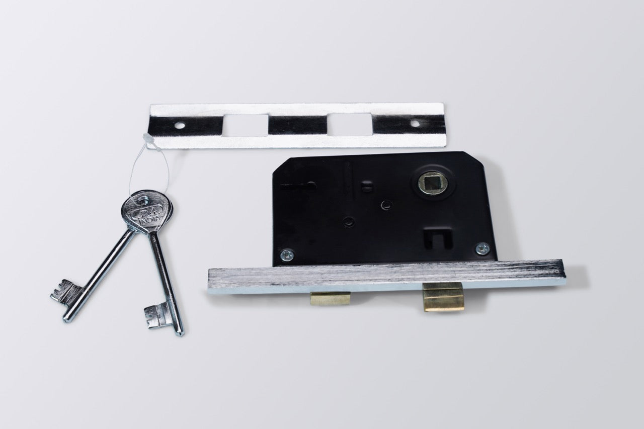 LA Double Door Mortice Lock 4 Lever 45*