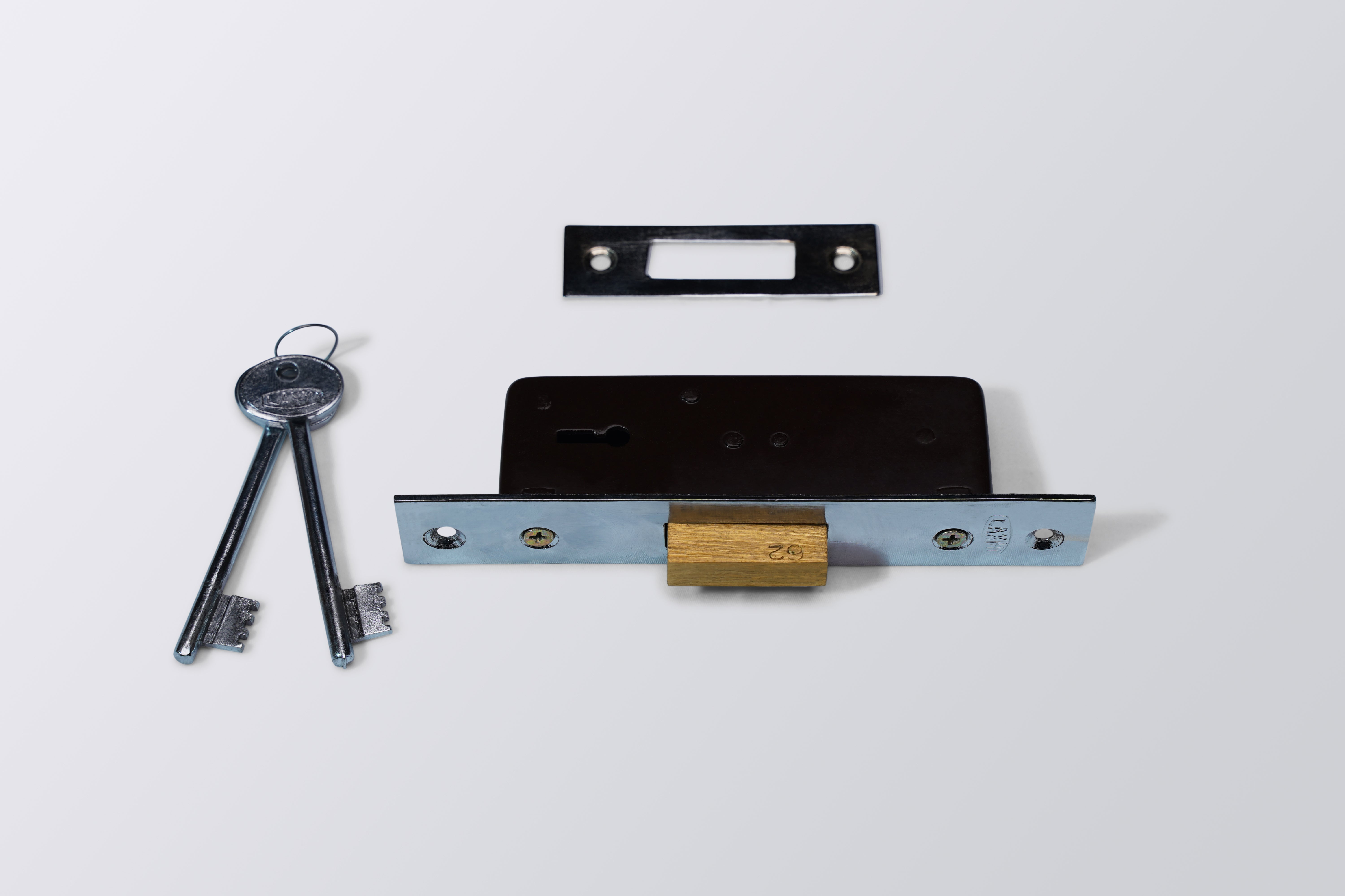 Image of LA Aluminium  Door Lock Steel Body 6 Lever