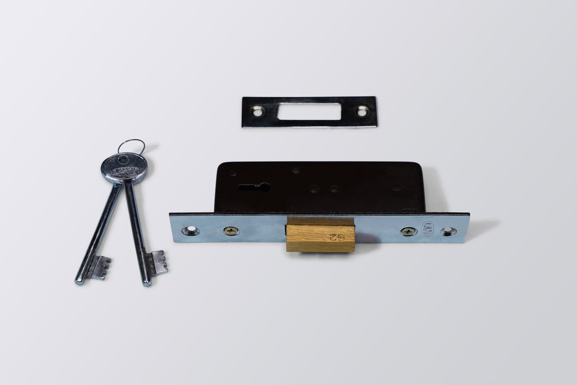 LA Aluminium  Door Lock Steel Body 6 Lever