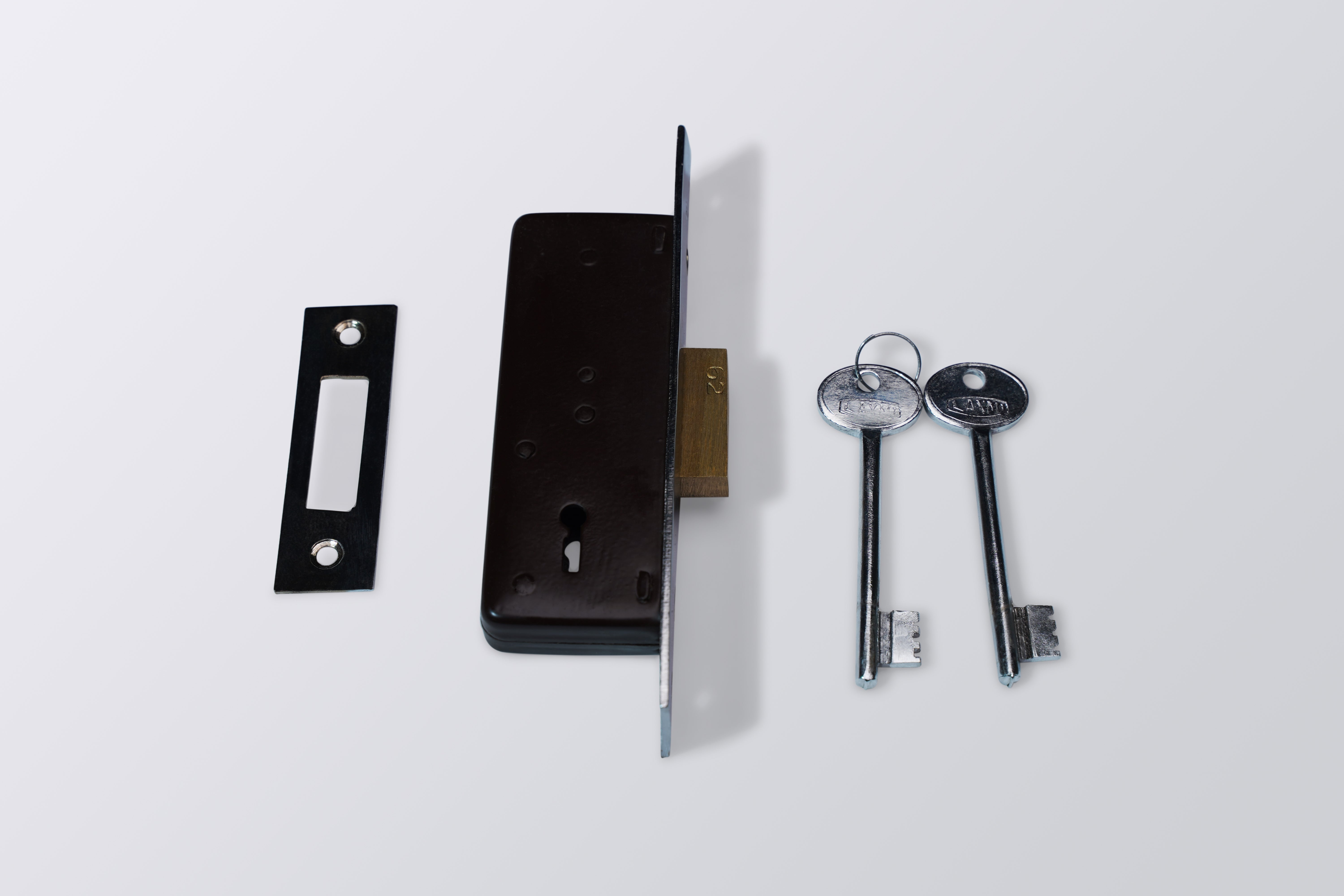 Image of LA Aluminium  Door Lock Steel Body 6 Lever