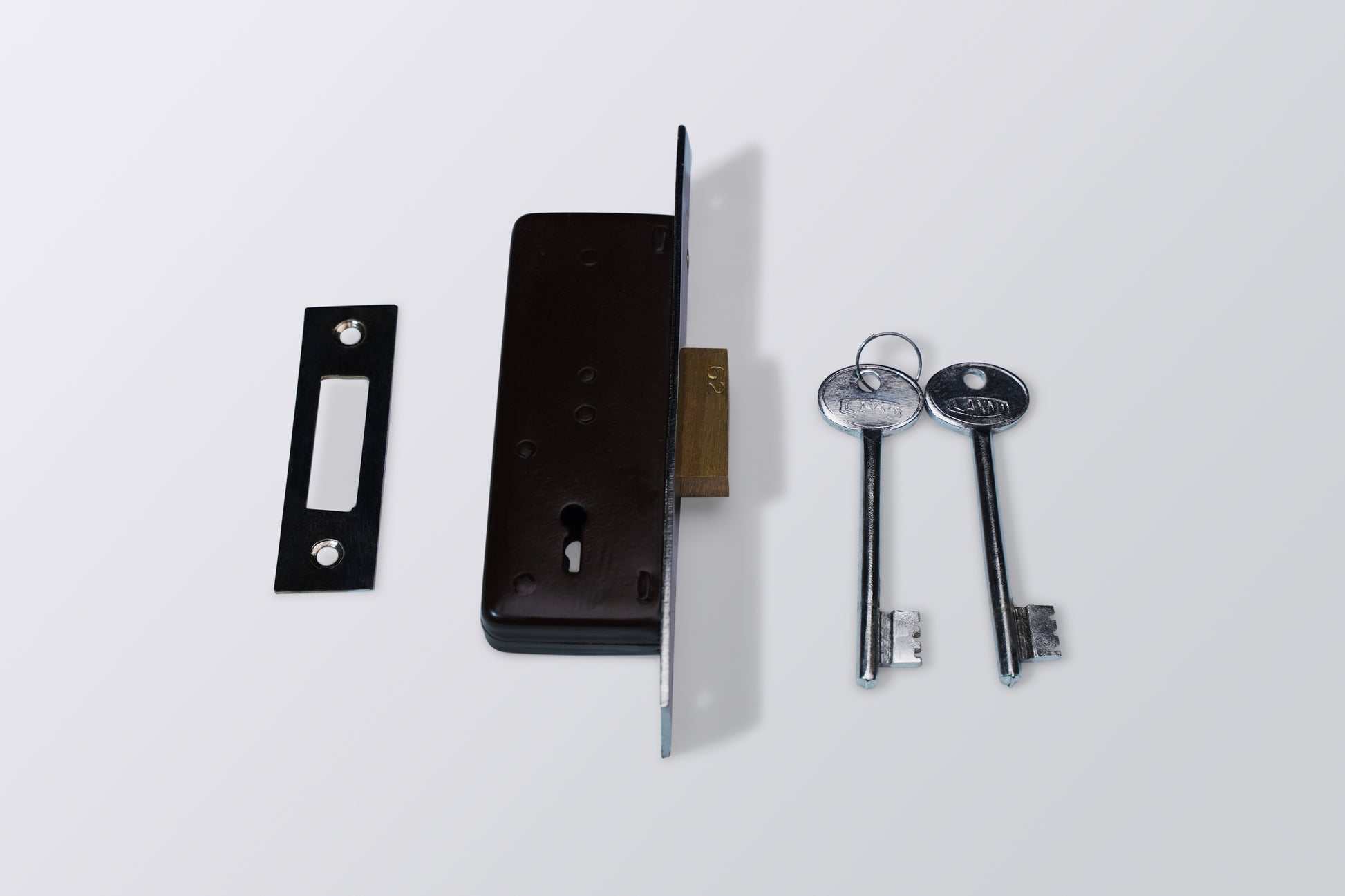 LA Aluminium  Door Lock Steel Body 6 Lever