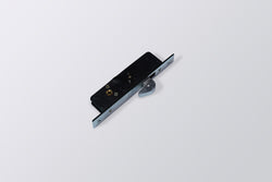 Image of LA Alu. Sliding Door Lock Cross Keys (30mm)