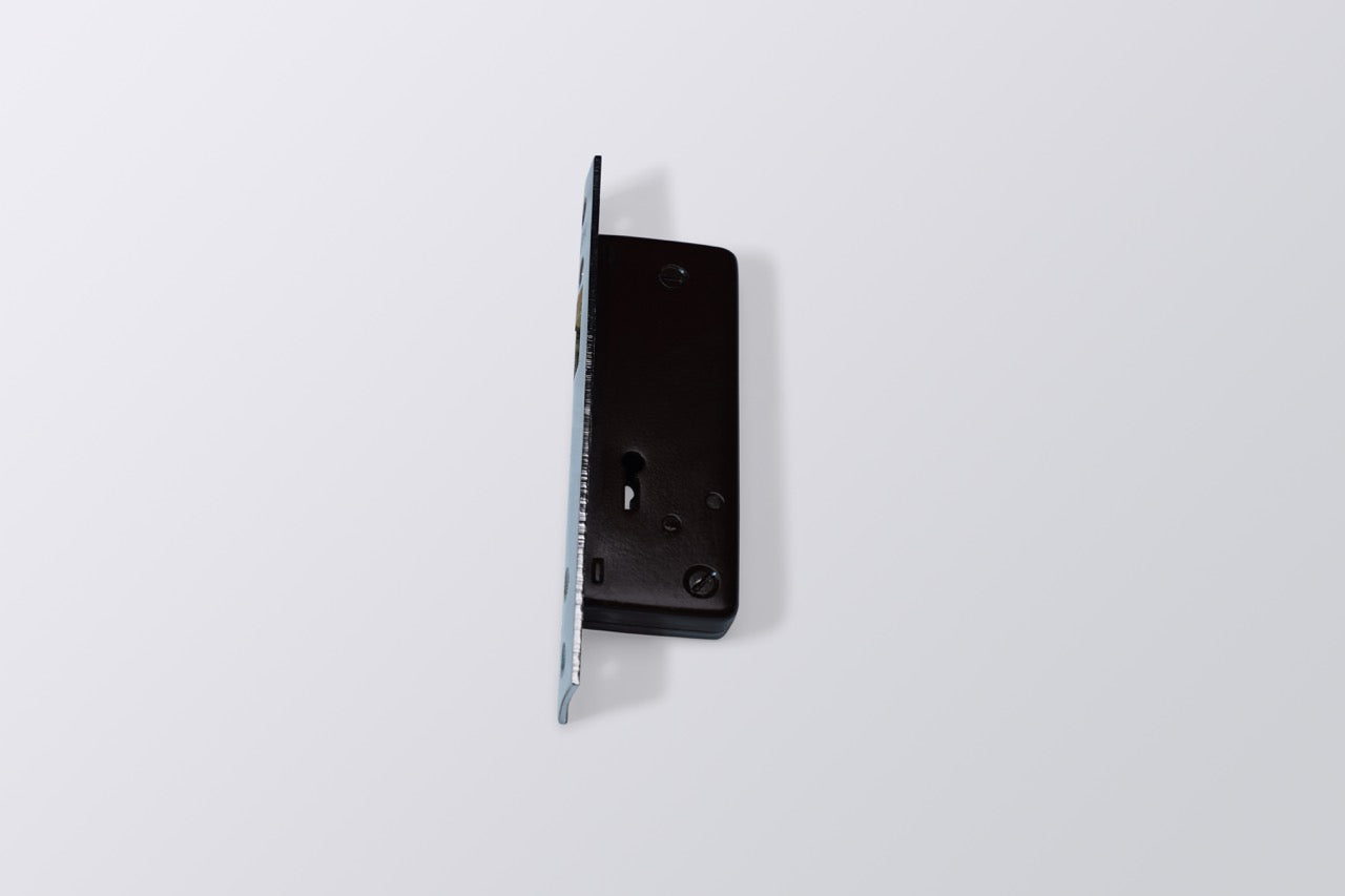 LA Alu. Sliding Door Lock Steel Body 6 Lever Ms Keys