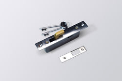 Image of LA Alu. Sliding Door Lock Steel Body 6 Lever Ms Keys