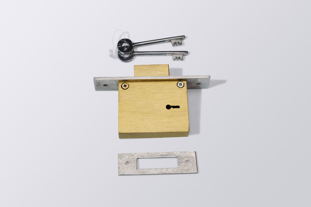 LA Dead Lock Brass Body 6 Lever SS Keys
