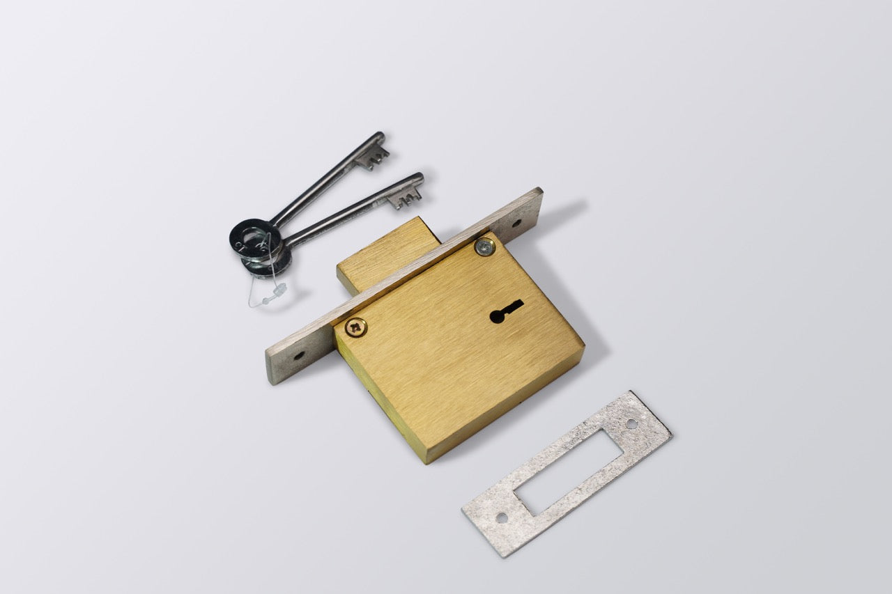 LA Dead Lock Brass Body 6 Lever SS Keys