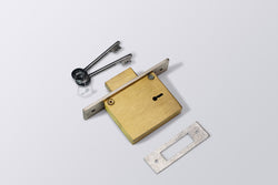 Image of LA Dead Lock Brass Body 6 Lever SS Keys