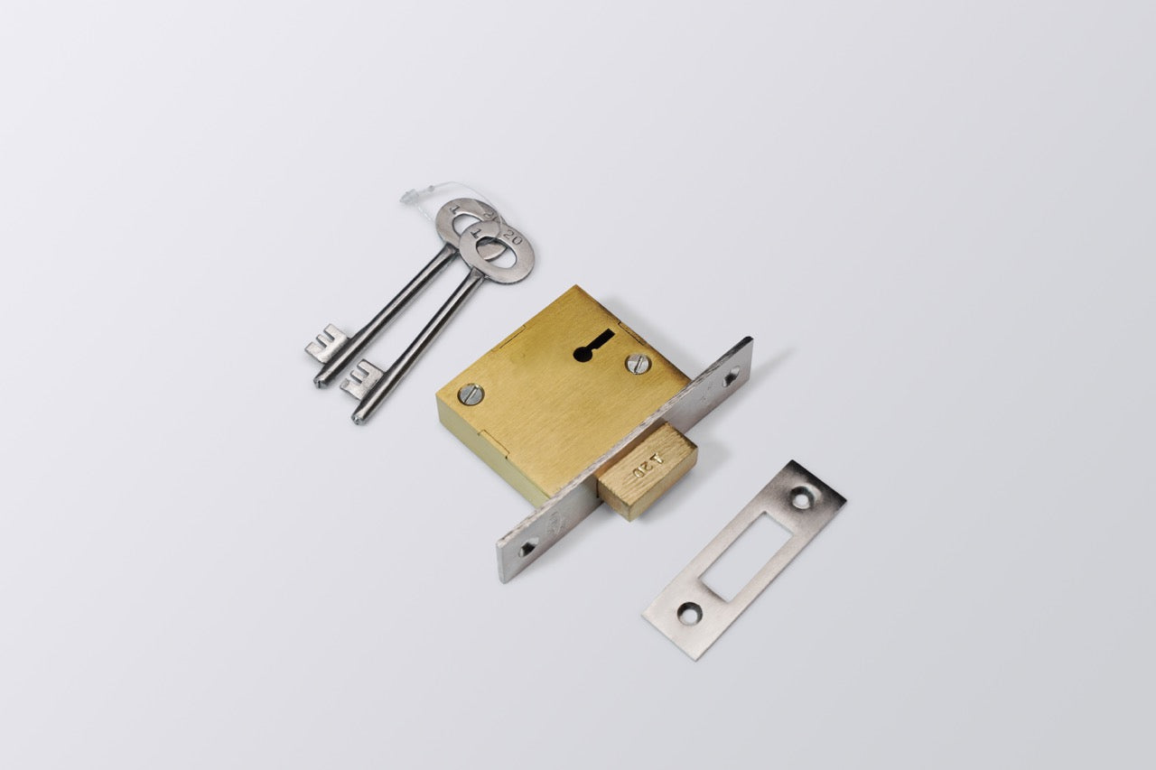 LA Dead Lock Brass Body 6 Lever SS Keys