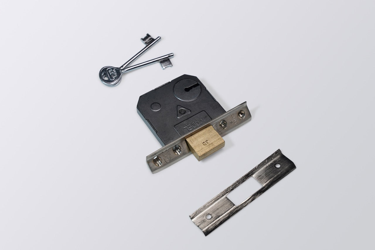 Image of LA Dead Lock Steel Body 4 Lev 45* Double Door Ms Keys