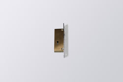 Image of LA Alu. Sliding Door Lock Brass Body 4 Lever