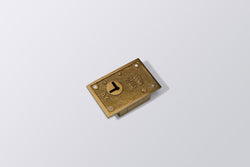 Image of LA Cupboard Lock Brass Universal