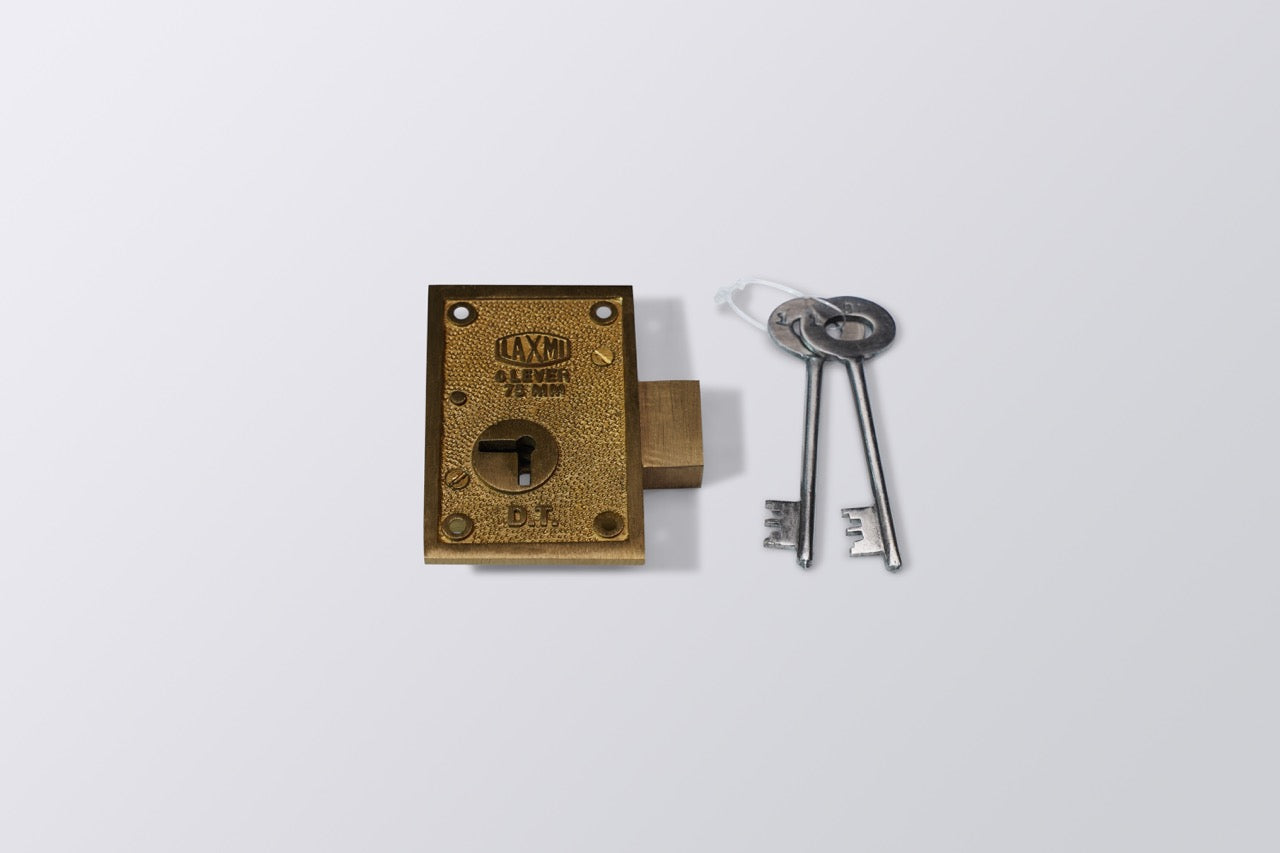 Image of LA Cupboard Lock Brass Universal