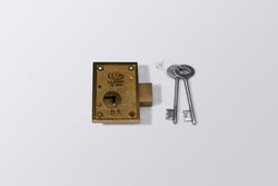 Image of LA Cupboard Lock Brass Universal