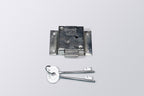LA Cupboard Lock Steel Body 6 Lever MS Keys Universal