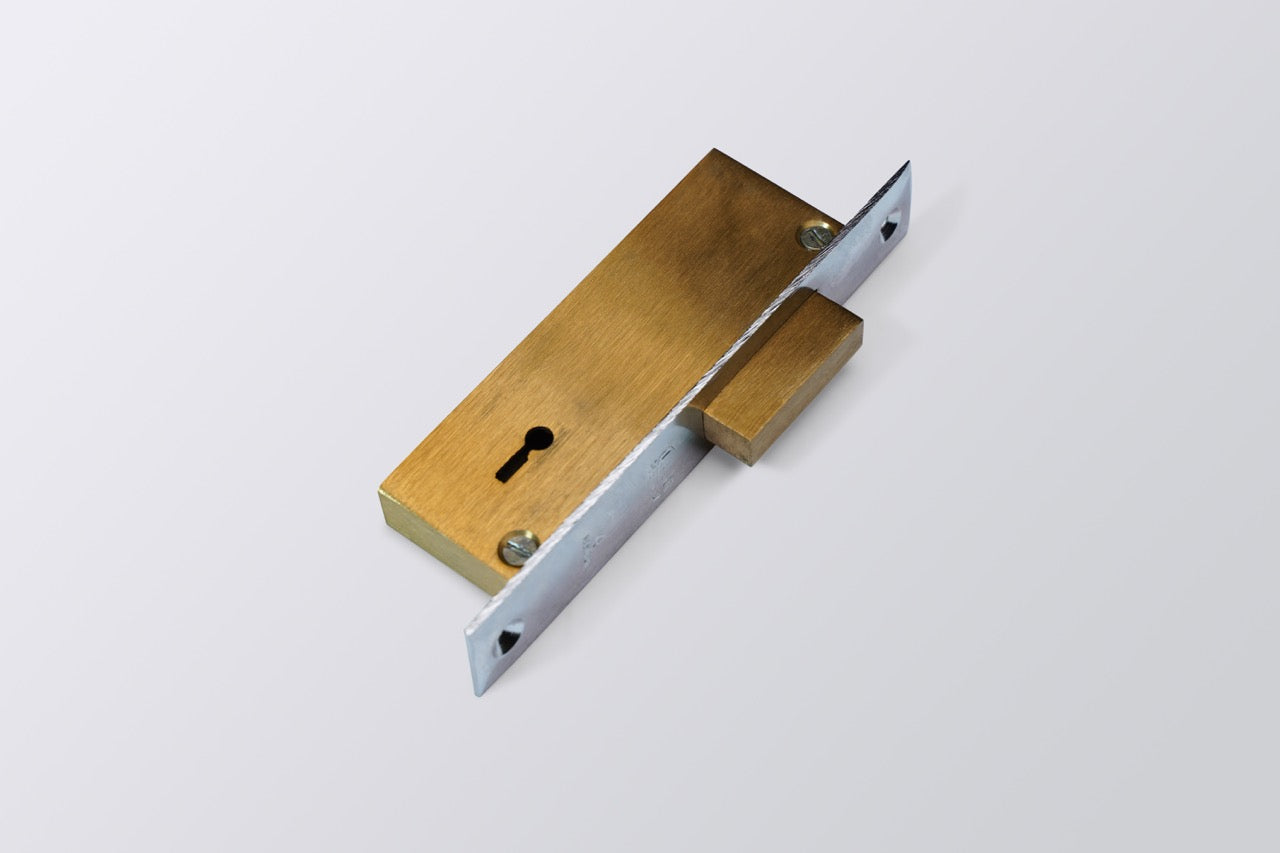 Image of LA Alu. Door Lock Brass Body 4 Lever SS Keys