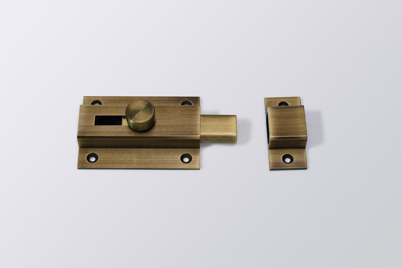 Image of Aluminium Bath Latch Ovel