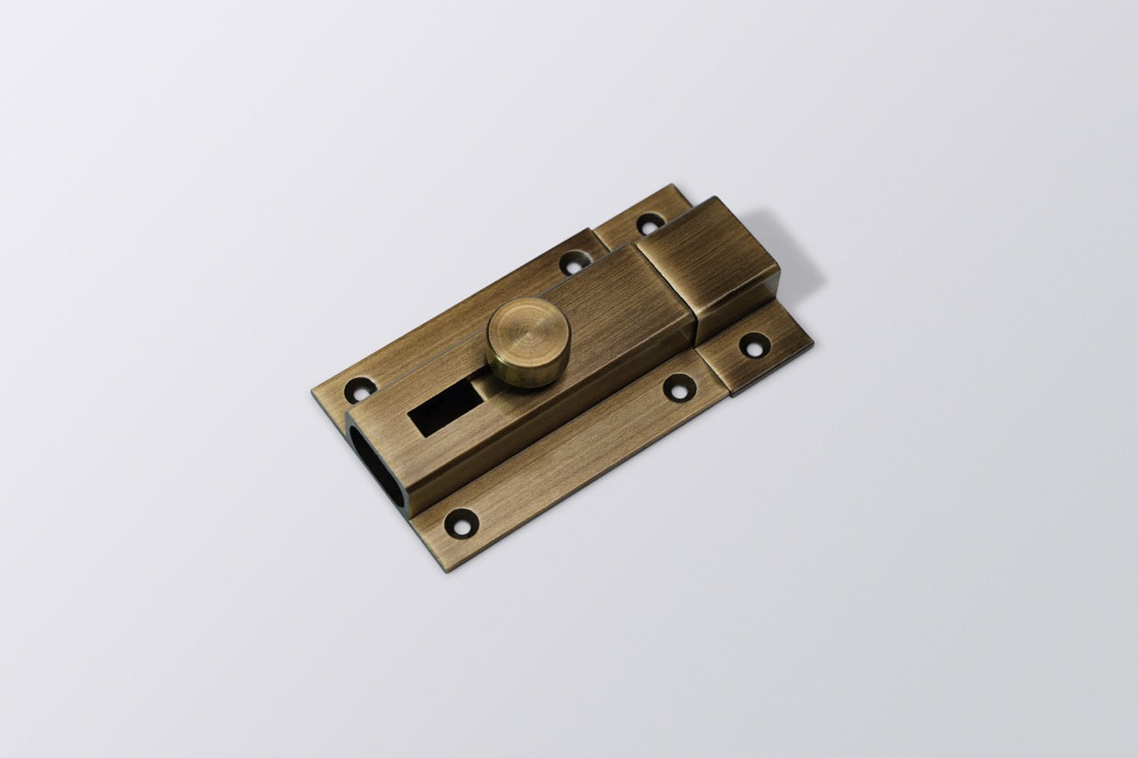 Image of Aluminium Bath Latch Ovel