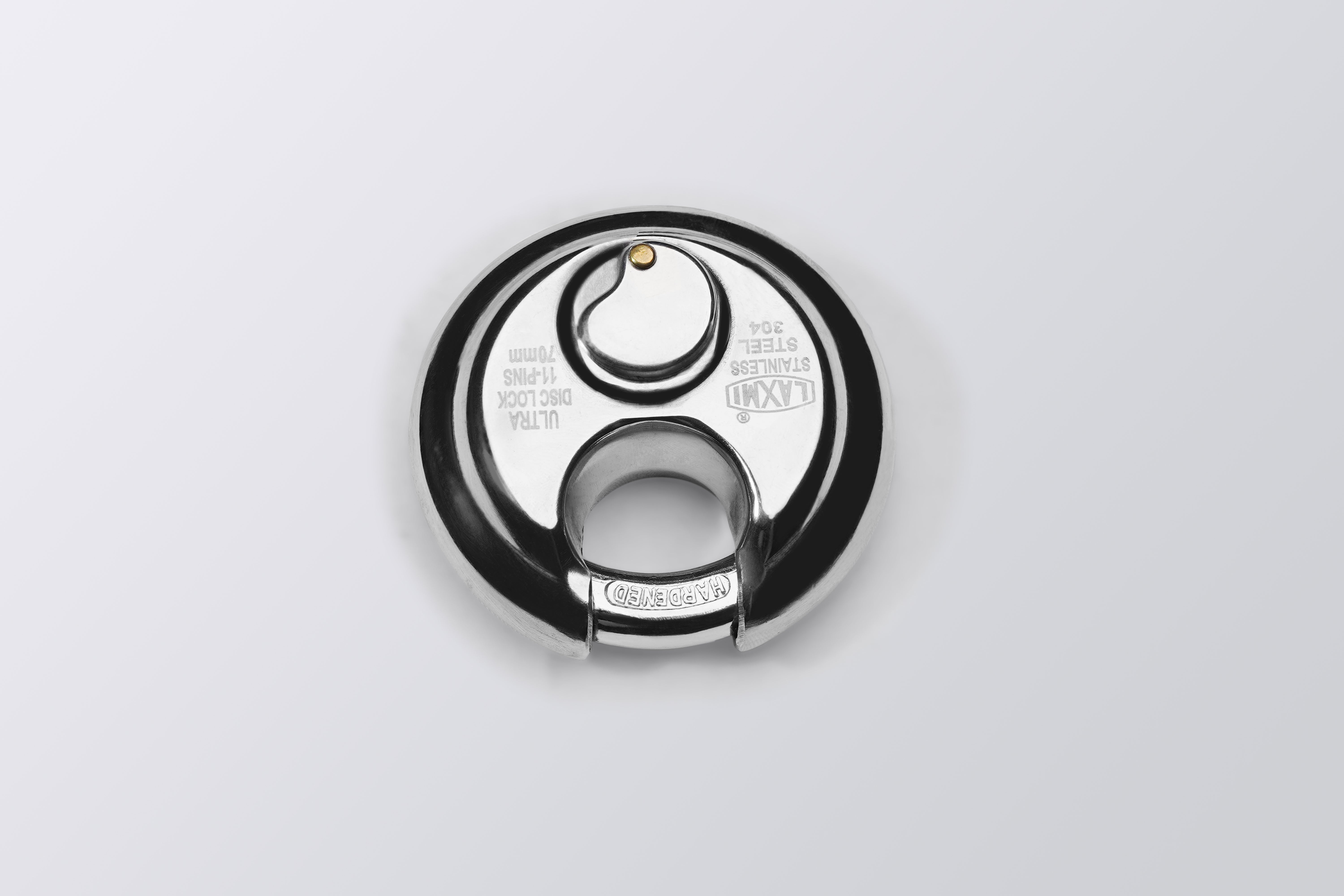 LA Disc Pad Lock SS 304 Body 14 Pin Ultra Keys