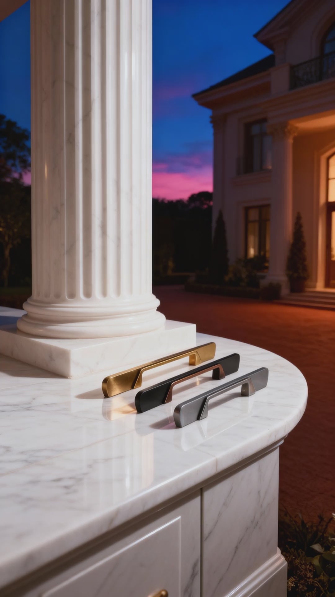 Image of AL 2303 Tri Ark Wardrobe Handle