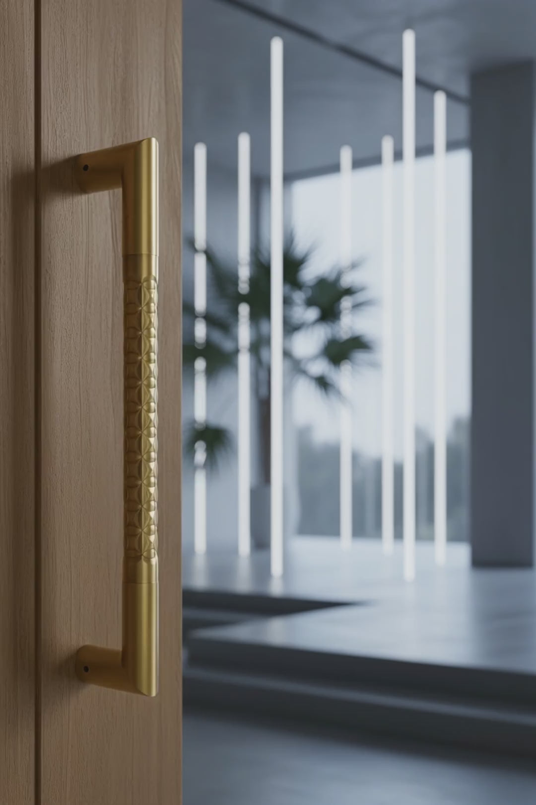 Image of AH 4710 Door Handle Lotus