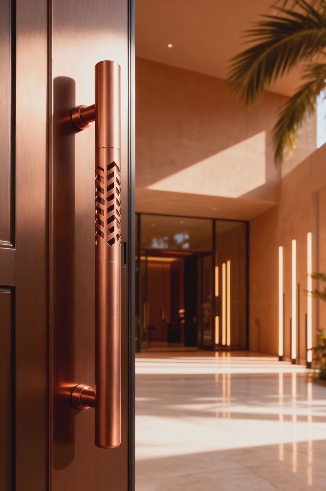 AH 4715 Brick Waves Door Handle