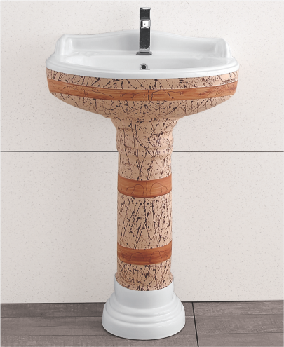Image of Marvel Serena Designer Wash Basin Pedestal