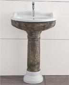 Marvel Serena Designer Wash Basin Pedestal