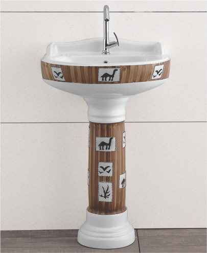 Image of Marvel Serena Designer Wash Basin Pedestal