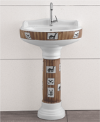 Marvel Serena Designer Wash Basin Pedestal